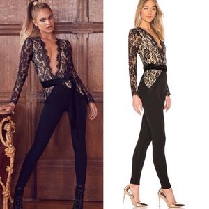 Michael Costello Julian Jumpsuit Black XS